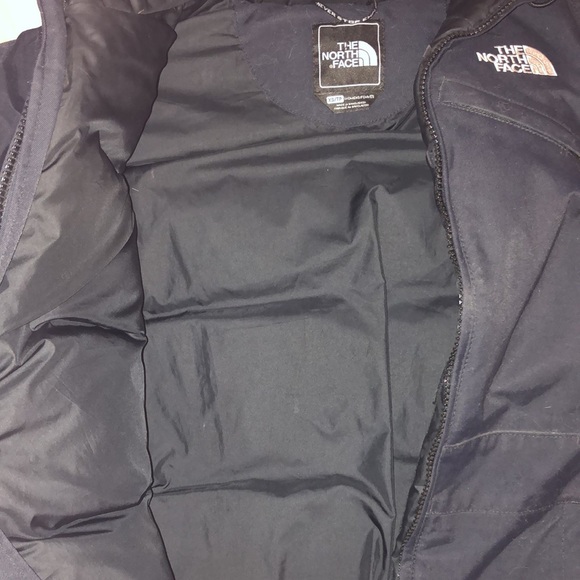 NORTH FACE WATERPROOF BLACK  TRICLIMATE FUR BLACK PARKA HYVENT - Picture 6 of 14